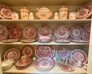 Spode Collector Plates, Johnson Brothers "Old Castle" Dish Set...