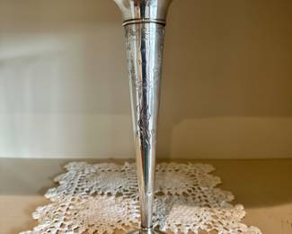 Sterling Silver  Vase