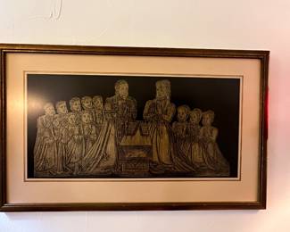 Authentic, Brass Rubbing, Vintage 1980's
