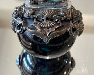 Vintage 1940's Art Deco Table Lighter by Colibri for Kresler in Germany