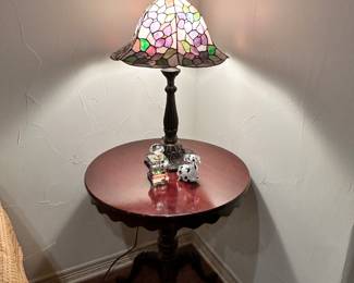 Authentic Dale Tiffany Lamp, with Bell/Flared Shade
