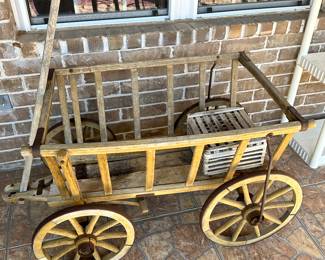 Antique Wooden Wagon