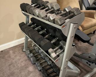 Free weights and rack