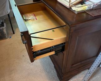 Wooden file cabinet