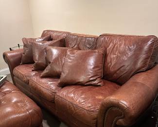 Leather sofa