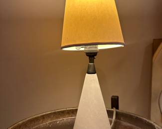 Visual Comforts stone cone shaped mini lamp