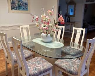 Florida coastal style dining room set 