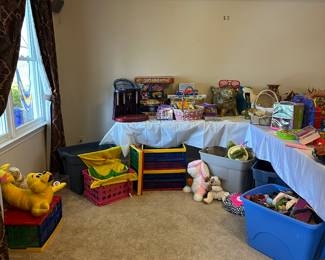 A room full of toys 