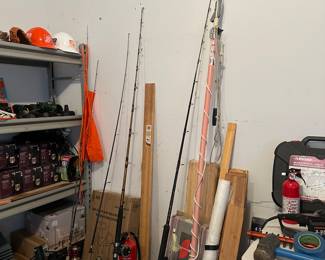 Fishing poles 