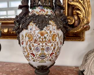 ORMOLU MOUNT VASES 