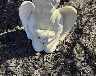 yard art cherub