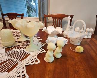 Fenton (Uranium) custard glass