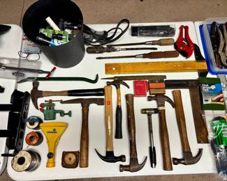 Hammers are fine, but you should see the hatchets available.  Daniel Boone must have lived here.