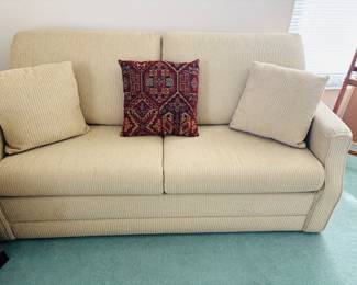 Fold out sofa, for those times when you try to win the argument.