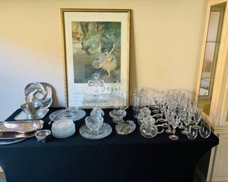 Of course there's crystal.  It's an Estate Sale.