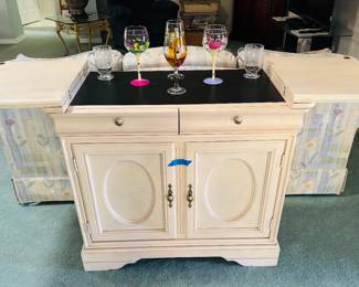 It always warms my heart to find a bar within a home.  