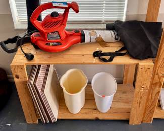 Leaf blower.  For those of you who have regular trees.  