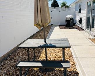 I personally would move the grill closer to the table.  No sense getting 10K steps in just to grill burgers.