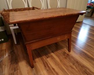 Dough Bowl on legs with table top
