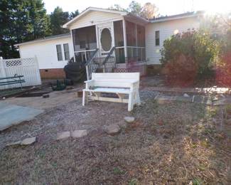 outdoor bench