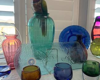 Assorted Colored Glass Pieces