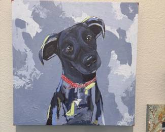 Canvas Black Lab