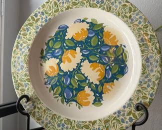 Spode Large Round Platter Floral