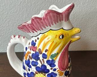 Small Rooster Pitcher