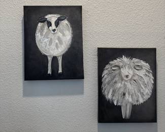 Sheep Canvas 11x14