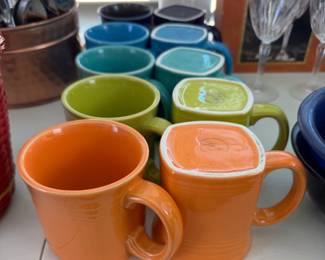 Fiesta Square Bottomed Mugs Assorted Colors