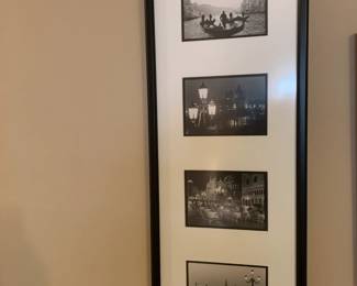 #98	4 black and white photos of Italy 13x36	 $20.00 
