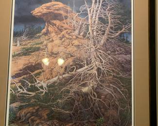 #36	Bev Doolittle, signed framed print 37611 of 65000. 29x36 with 550 piece puzzle	 $500.00 
