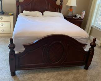 #45	Queen sized bedframe, Davis Int'l, no slats	 $175.00 
