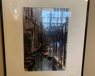 #99	photo of canals of Italy, 16x20	 $20.00 
