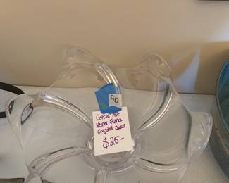 #90	Cofrac art Verrier France crystal swirl	 $25.00 

