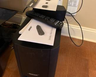 #35	bose GS series 2 Cinemate with 2 small and 1 large speaker with remote	 $125.00 
