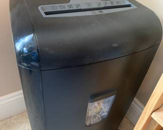 #8	Staples shredder	 $20.00 
