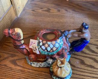 #23	Majolica camel pitcher	 $20.00 
