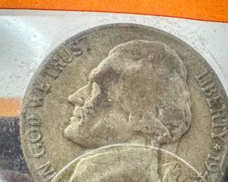 WWII Silver War Nickel – 35% Silver Content
