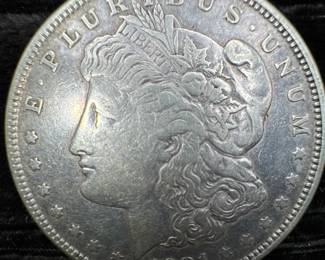 1921 Morgan Silver Dollar Coin
