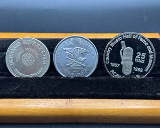 (3) American Organization Collectible Medallions
