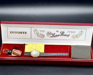 Vintage Lucien Piccard Men's Watch With Presentation Box
