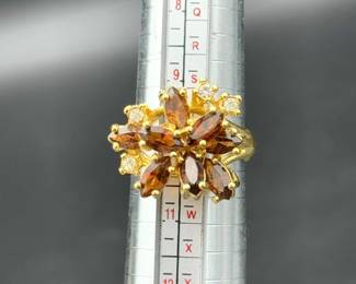 Signed Carat Creations CCI Vintage Ring
