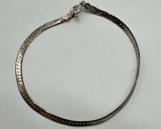 Sterling Silver 7” Bracelet
