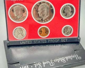 1977 U.S. Mint Proof Set – 6 Coins in Display Case
