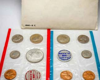 1968 U.S. Mint Uncirculated Coin Set – San Francisco Assay
