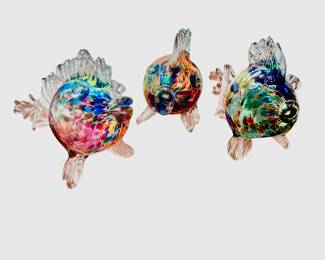 Blown glass fish