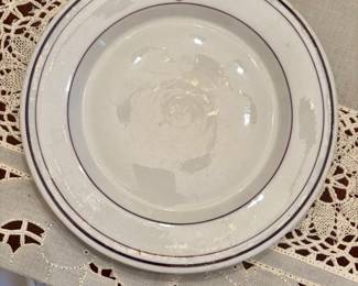 Hudson Elks Lodge dining plate