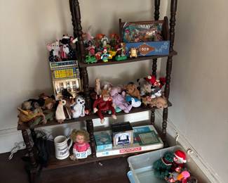 Beanie babies and toys