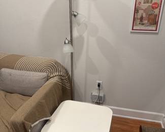 Urban Outfitters coffee table & lamp